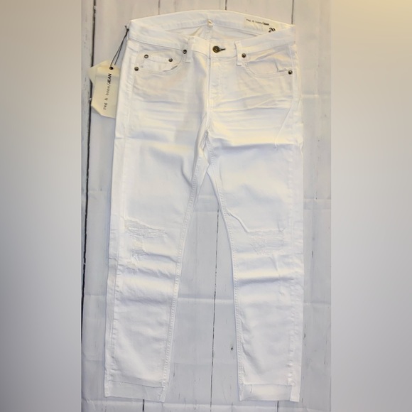 🧁🆕 Rag & Bone - Dre Distressed Capri - Size 29 - Picture 3 of 9